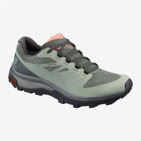 Salomon OUTline GTX W Olivengrønne Tursko Dame [NO 2-ZQV]